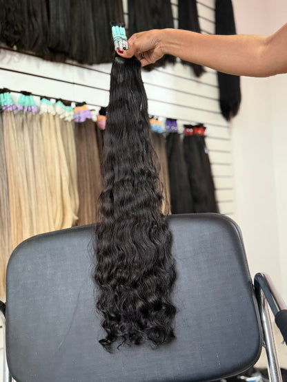 Cabelo Brasileiro castanho de  85cm CÓD 1002