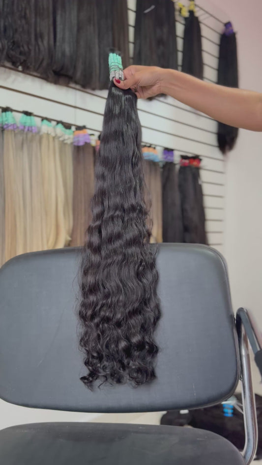 Cabelo Brasileiro castanho de  85cm CÓD 1002